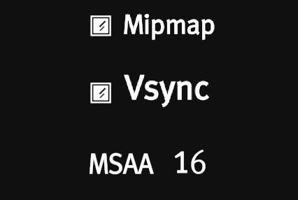 vsync setting